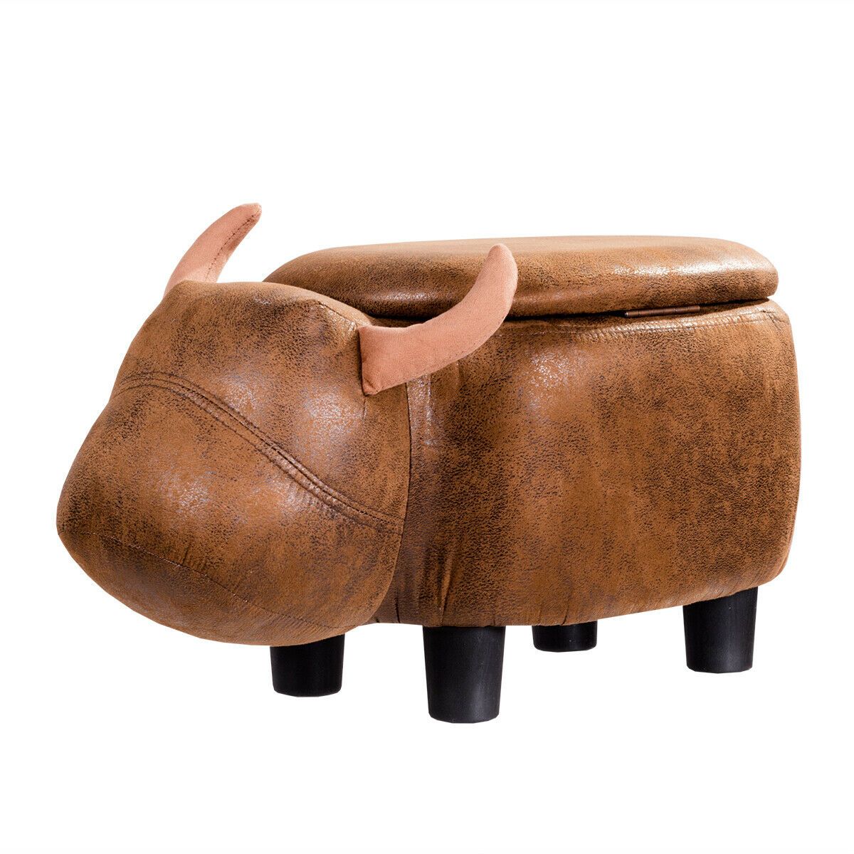 Upholstered Buffalo Storage Ottoman